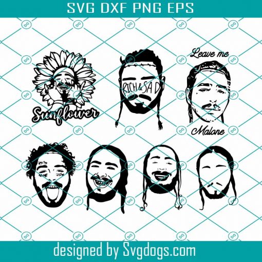 Post Malone Svg Bundle, Post Malone Svg, Post Malone Vector Pack Svg