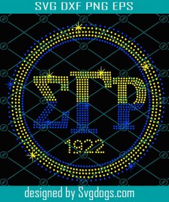 Sigma Gamma Rho 1922 Svg, Sorority Svg, Sigma Gamma Rho, Rhinestone Sorority, Sorority Symbol Svg, Sorority Logo Svg, School Girl Svg