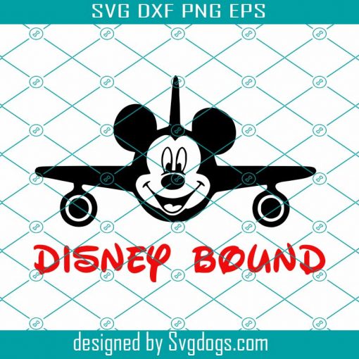 Disney Bound Plane Mickey Svg, Disney Bound Svg, Disney Svg, Disney Vacation Svg