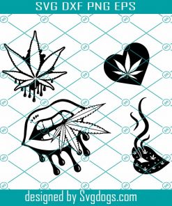 Dark Mouth Lips Svg, Marijuana Weed Svg, Leaf High Life Svg, Head Cannabis Medical Svg