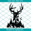 Deer Hunting Svg, Skull Hunter Svg, Wild Deer Svg, Skull Svg