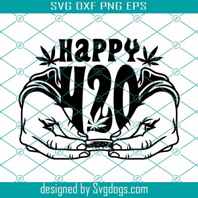 Happy 420 Svg, Hands Rolling Joint Svg, Rolling Kush Svg, Cannabis ...