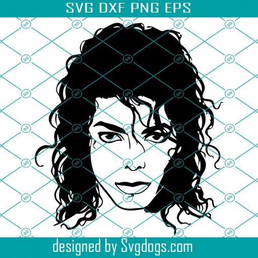 Michael Jackson Silhouette Svg, Michael Jackson Face Svg, Michael Jackson Svg, Vinyl, Printable Svg, T-Shirt Printable SVG