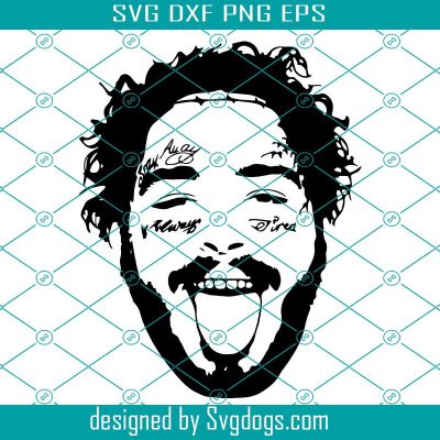 Rapper Post Malone Svg, Post Malone Svg, Leave Me Malone Svg, Rapper 