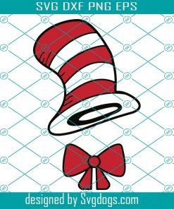 Hat Svg, Hat Dr Seuss Svg, Dr Seuss Svg, The Cat In The Hat Svg, Dr Seuss Teacher Shirt Svg