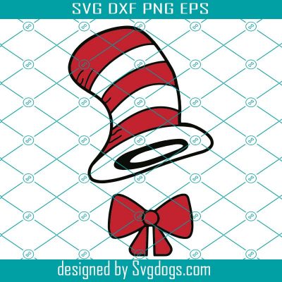 Hat Svg, Hat Dr Seuss Svg, Dr Seuss Svg, The Cat In The Hat Svg, Dr ...