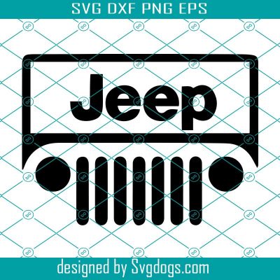 Jeep Grill Svg, Cricut Svg, Jeep Svg, Jeep Grill Svg - SVGDOGS.COM