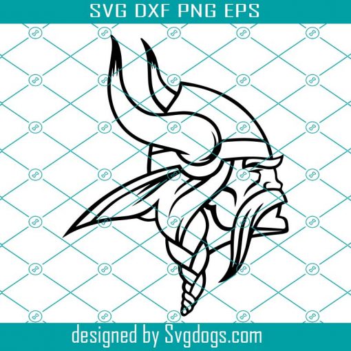 Minnesota Vikings Svg, Logo In Black Svg, Vikings Svg, Minnesota Vikings NFL Svg