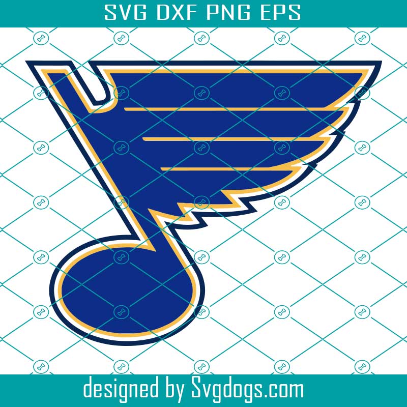 St. Louis Blues SVG File – Vector Design in, Svg, Eps, Dxf, and Jpeg Format  for Cricut and Silhouette, Digital download – SVG Shop