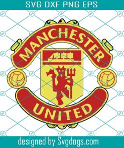 Manchester United Svg, Manchester United Silhouette Logo Svg, Sport Svg