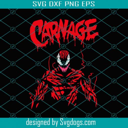 Carnage Svg Symbiote Svg Skull Svg Trending Svg