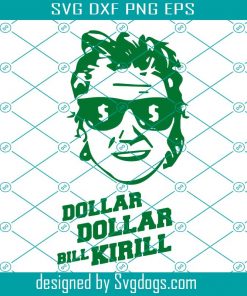 Dollar Dollar Bill Kirill Funny Svg, Kirill Kaprizov Svg, Skull Svg