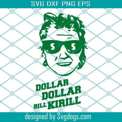 Dollar Dollar Bill Kirill Funny Svg, Kirill Kaprizov Svg, Skull Svg