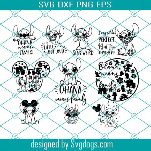 Lilo And Stitch Svg Bundle, Trending Svg, Lilo And Stitch, Stitch Svg, Stitch Svg Bundle, Ohana Svg, Ohana Means Family Svg, Disney Stitch Svg