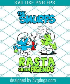 The Smurfs Rasta Green Friends Svg, Trending Svg, Cannabis Svg, Weed Svg, Marijuana Svg, Weed Leaf Svg, Love Cannabis Svg, Smoking Svg