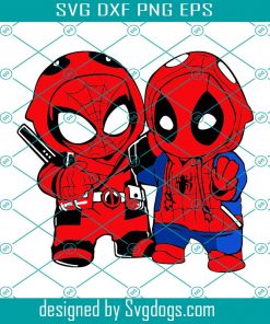 Spiderman And Deadpool Svg, Spiderman Svg, Spiderman Gift  Svg, Spiderman Shirt  Svg, Spiderman Marvel Svg, Trending Svg