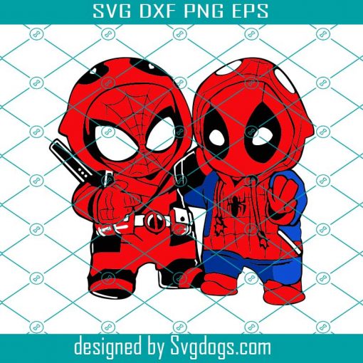 Spiderman And Deadpool Svg, Spiderman Svg, Spiderman Gift  Svg, Spiderman Shirt  Svg, Spiderman Marvel Svg, Trending Svg