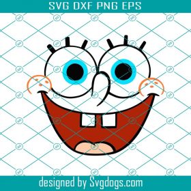 Spongebob Squarepants Large Smiling Face Svg, Spongebob Svg, Spongebob ...