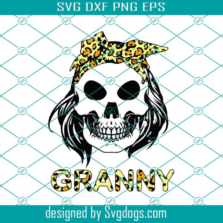 Download Granny Skull Sunflower Glasses Mothers Day Svg, Mothers ...