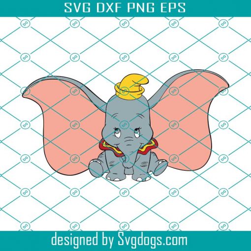 Dumbo Svg , Red Version Svg, The elephant Svg, Disney Svg