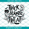 Trick Or Treat Svg, Dinosaur Svg, Dino Party Svg, Halloween Svg, Trending Svg