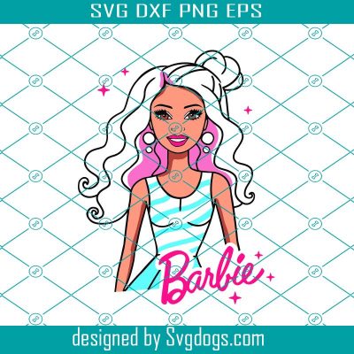 Barbie Afro Svg