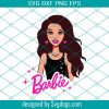 Barbie Afro Svg, Barbie Doll Svg, Layered By Color Svg, Disney Svg