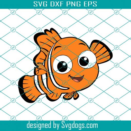 Nemo Svg, Disney Svg, Cartoon Svg, Baby Shower Svg, Trending Svg