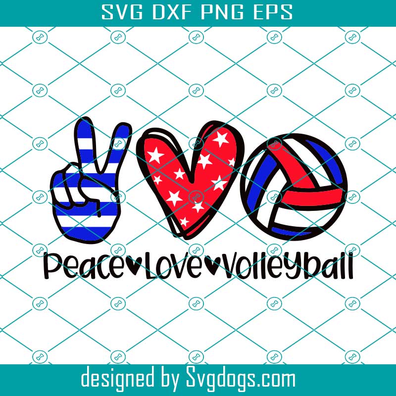 Free Free 185 Peace Love Volleyball Svg SVG PNG EPS DXF File