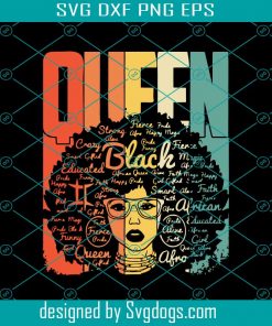 Black Queen Svg, Strong Black Woman Svg, Black History Svg, Black Power Svg, Black Lady Svg, Afro Lady Woman Diva Svg
