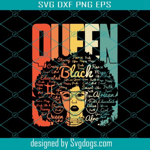 Black Queen Svg, Strong Black Woman Svg, Black History Svg, Black Power Svg, Black Lady Svg, Afro Lady Woman Diva Svg