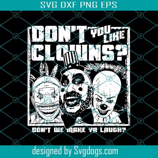 Horror Clowns Svg ,Friends Horror Movie Svg, Twisty The Clown Svg, Captain Spaulding Svg, Pennywise Svg