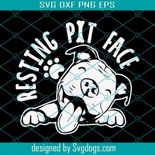 Resting Pit Face Svg, Trending Svg, Pitbull Svg, Pitbull Lovers Svg, Cute Pitbull Svg, Dog Svg, Black Dog, Svg, Png