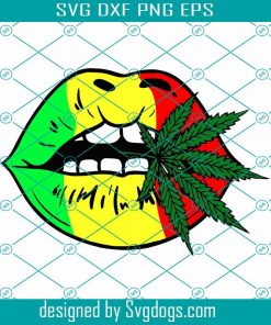 Cannabis Lip Svg, Marijuana Svg, Weed Leaf Svg, Love Cannabis Svg, Smoking Svg, Smoker Svg