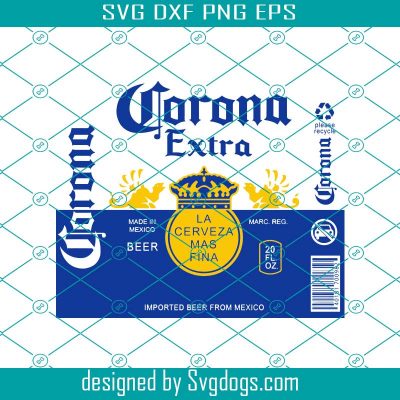Corona Svg, Beer Svg, Tumbler Straight Tapered Sublimation Waterslide ...