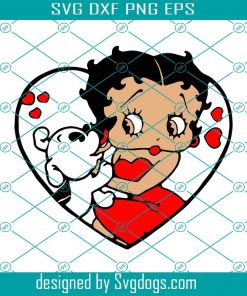Betty Boop And Puppy Svg, Trending Svg, Betty Boop Svg, Sexy Betty Boop Svg, Betty Boop Shirt Svg, Betty Boop Gift Svg, Betty Boop Lover Svg