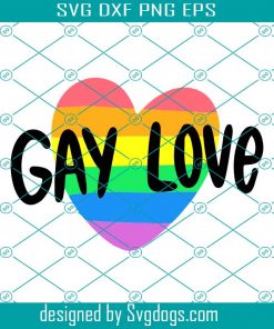 Gay Love Rainbow Heart Svg, Trending Svg, Gay Svg, Gay Love Svg, Lgbt Svg, Lgbt Love Svg, Gay Heart Svg, Lgbt Heat Svg, Gay Pride Svg