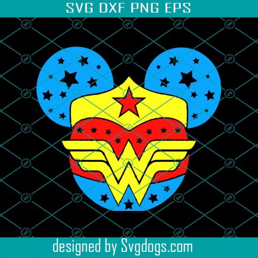 Cartoon Hero Inspired Design In Svg, Mickey Svg, Disney Svg, Worman Svg
