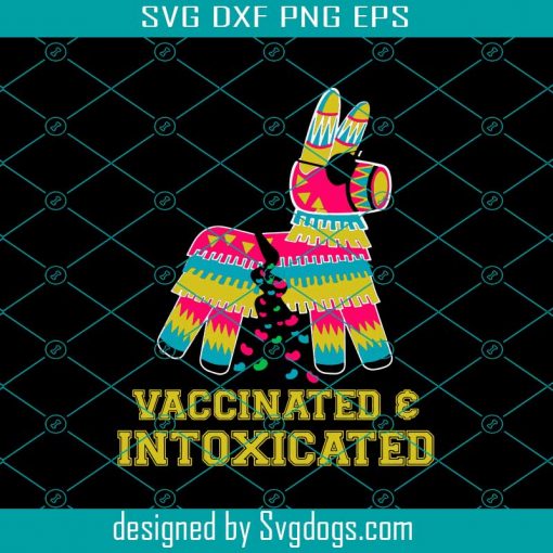 Llama Vaccinated And Intoxicated Funny Svg, Trending Svg, Funny Svg