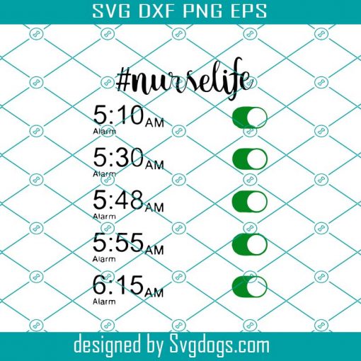 Nurselife Svg, Alarm Clock Svg, Trending Svg, School Svg