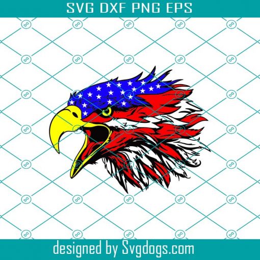 American Flag Eagle Svg, 4th Of July Svg, Eagle Svg, Eagle Flag Svg, American Flag Svg, Flag Svg