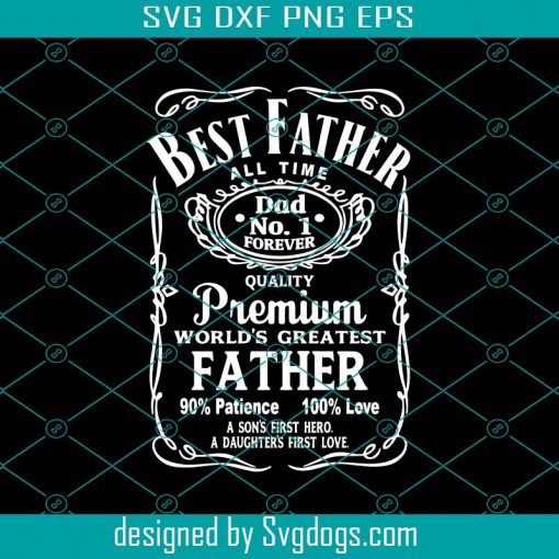 Best Father All Time Dad No. 1 Svg, Dad T Shirt Svg, Father’s Day Svg, Dad Svg, Father’s Day Shirt Svg