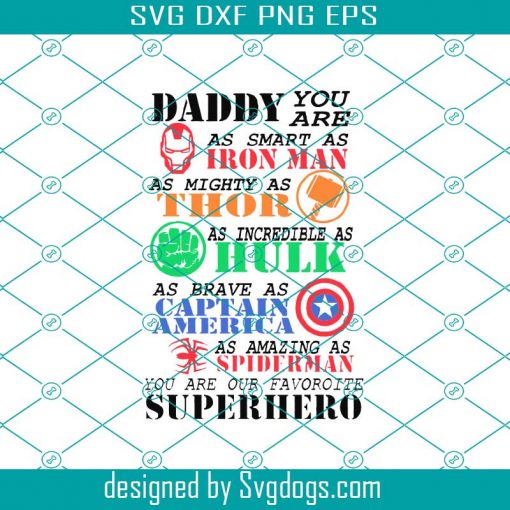 Our Superhero Dad Svg, Daddy Svg, Superhero Svg, Trending Svg