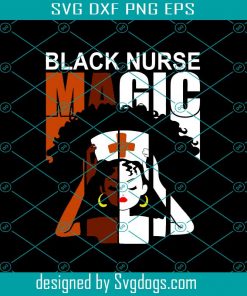 Black Nurse Magic Png, African American Nurse Png, Black History Month Png, Melanin Nurse Png