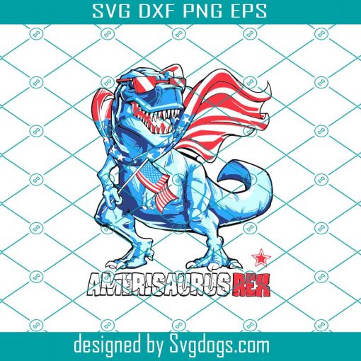 Ameri Saurus Rex Svg, Dinosaur Svg, Trending Svg, American Svg