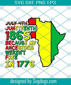 Juneteenth Day My Ancestors Weren’t Free In 1776 July 4th Black African Hands American Pride Gift Black Lives Matter Svg, 1776 Svg