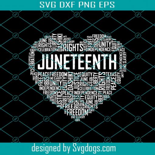 Juneteenth Heart Svg, Black History day Svg, Juneteenth Svg, Africa Pride Svg