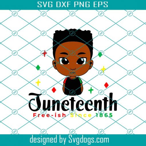 Juneteenth Boy African American Svg, Juneteenth Svg, Black History Svg, 1865 Svg