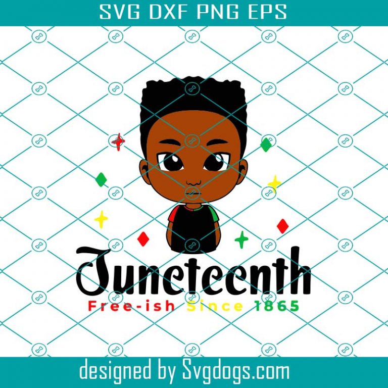 Juneteenth Boy African American Svg, Juneteenth Svg,1865 Svg