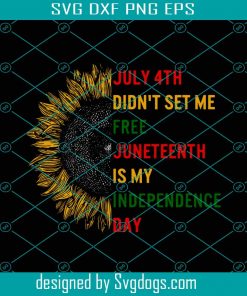 Juneteenth July 4th Independence Day Svg, Juneteenth Svg, July 4th Svg